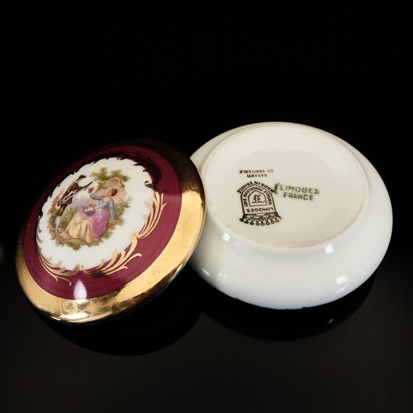 Trinket Box, Limoges, Made in France, Vintage Collectibles - Picture 6 of 10